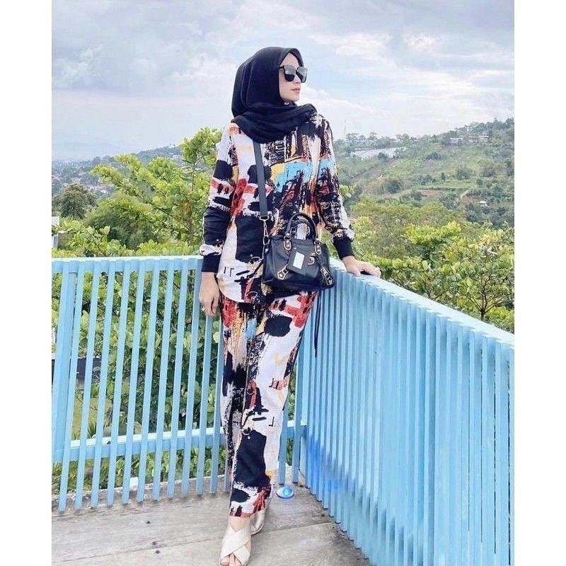 SALEEE ONESET RAYON VISCOSE TERLARIS//ONESET PAJAMAS TERMURAH//PAJAMAS TRENDY TERLARIS