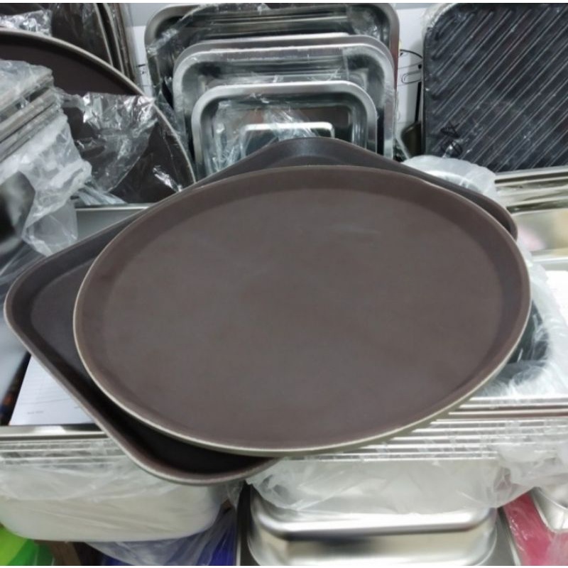 nampan baki anti slip bulat 35cm