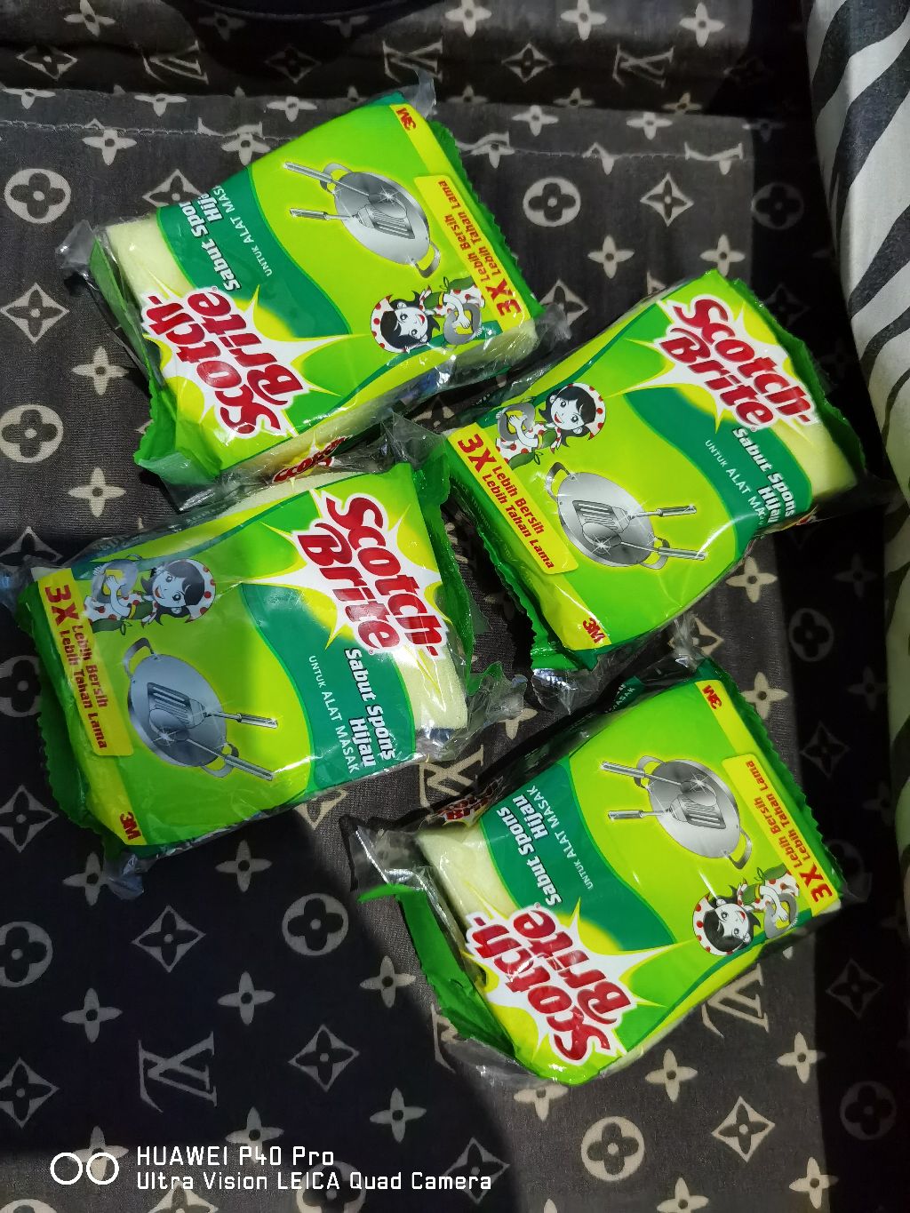 3m Scotch-brite Sabut / Spons Alat Masak 1 Pcs 3x4 Inch Sponge Dishwasher Spons Cuci Piring 3m-id-30