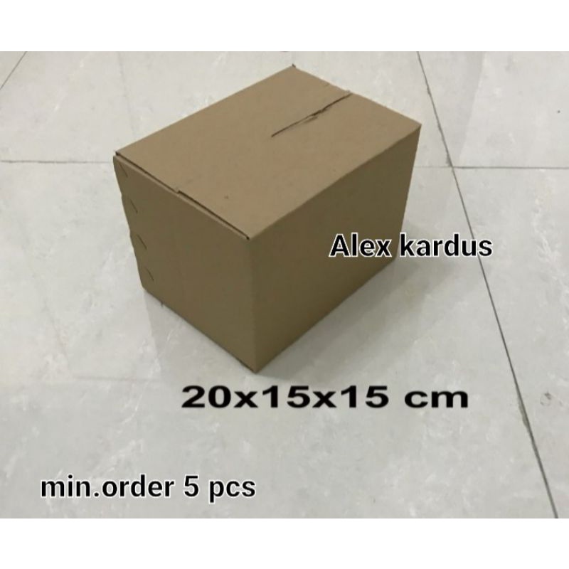 

Kardus / box / 20x15x15 cm / karton packing polos baru ST