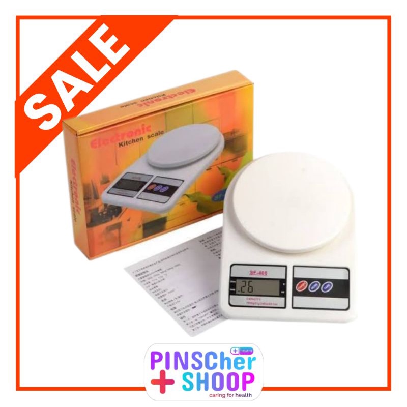 TIMBANGAN KUE KITCHEN SCALE BAHAN KUE DIGITAL SF-400 DIGITAL MAX 10 KG