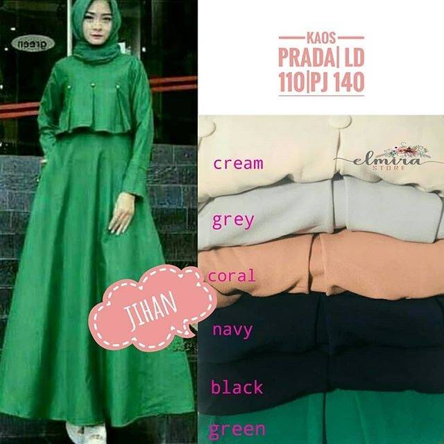 Gamis kaos prada