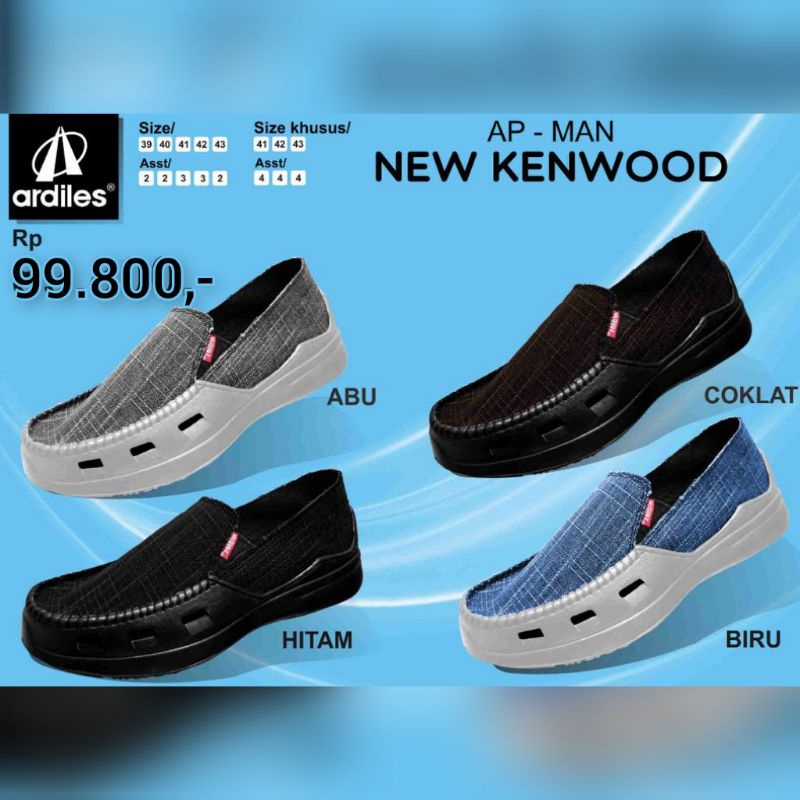 ARDILES KENWOOD / ARDILES LIAM - SEPATU SLIP ON PRIA ARDILES / SEPATU SLIP ON KARUNG PRIA