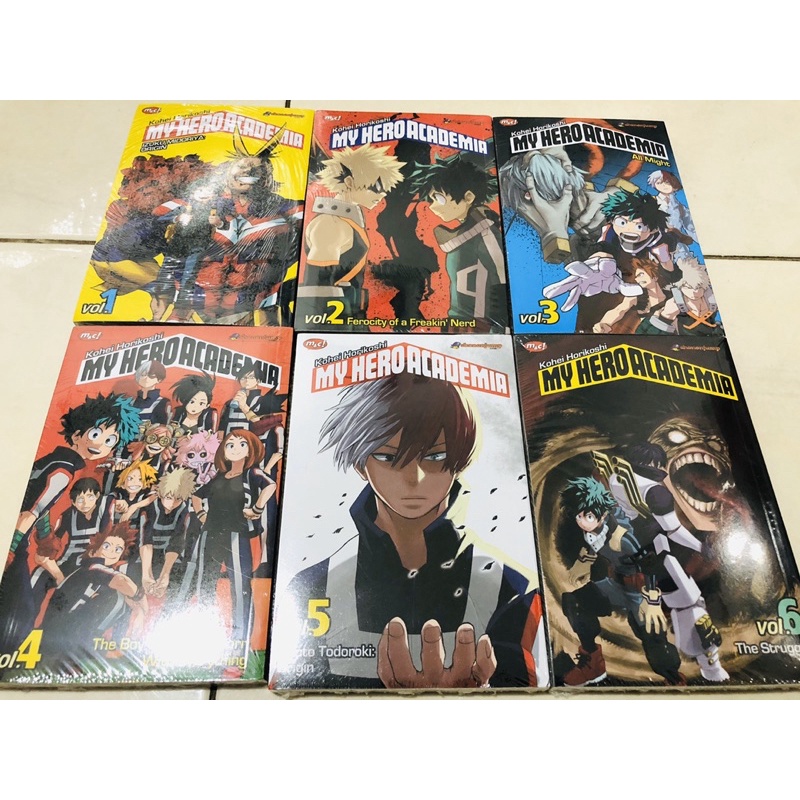 paket buku komik my hero academia set