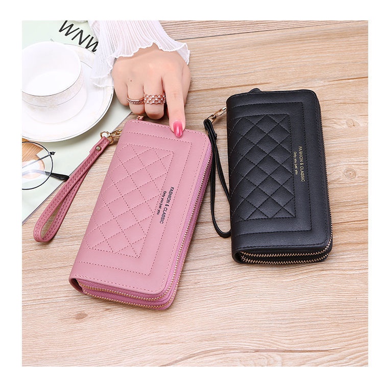 Dompet Premium dompet Wanita Dompet PU Tempat Kartu Wanita Kreatif Panjang Dompet Koin Mewah Dompet Uang Rumbai Amplop Fashion Anak Perempuan