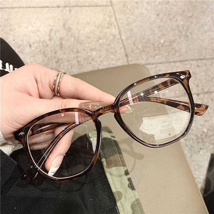 Fashion Retro Anti Radiation Blue Light Rice Nail Irregular Eyeglass