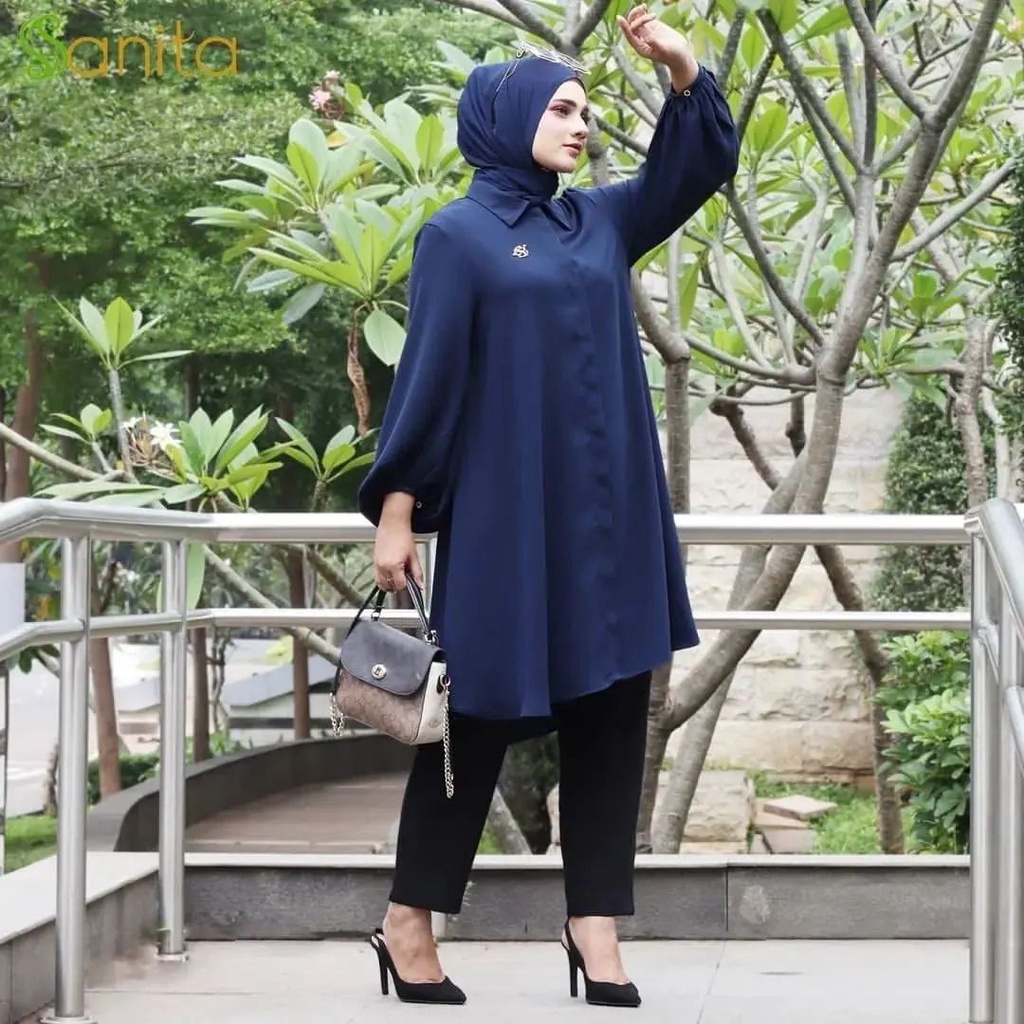 TIARA TUNIK BL SHAKILLA LD TUNIK WANITA TERBARU MODEL KEKINIAN TUNIK JUMBO BAJU WANITA MODEL TERBARU