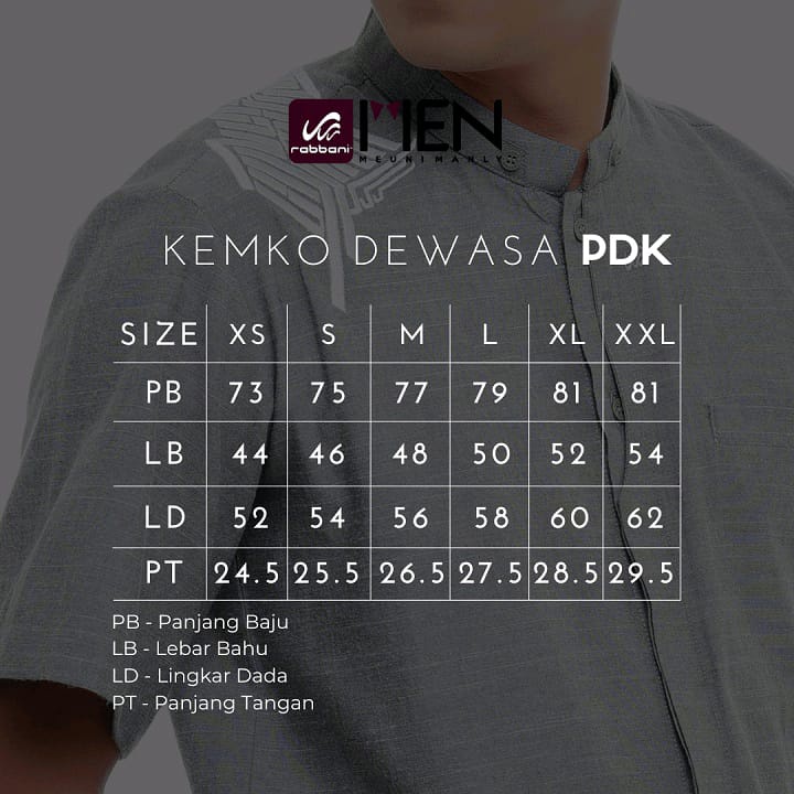 RABBANI - KEMEJA KOKO ALRAZI PDK  / KEMKO ALRAZI RABBANI