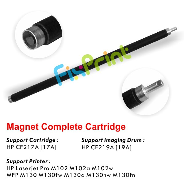 Magnet Complete Cartridge HP 17A CF217A 19A CF219A, Printer HP Laserjet Pro M102 MFP M130 M130fw