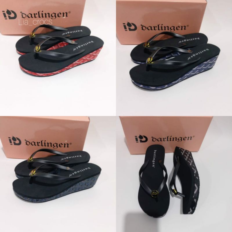 Sandal darlingen wedges motif 5cm