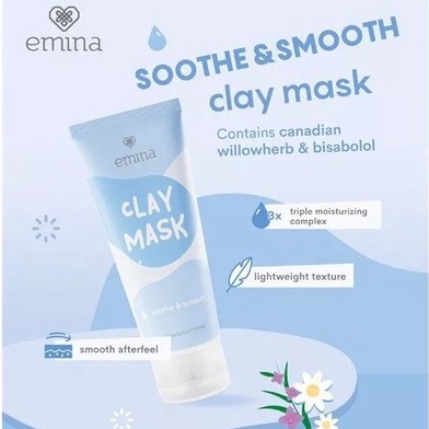 EMINA CLAY MASK SOOTHE AND SMOOTH 60ML