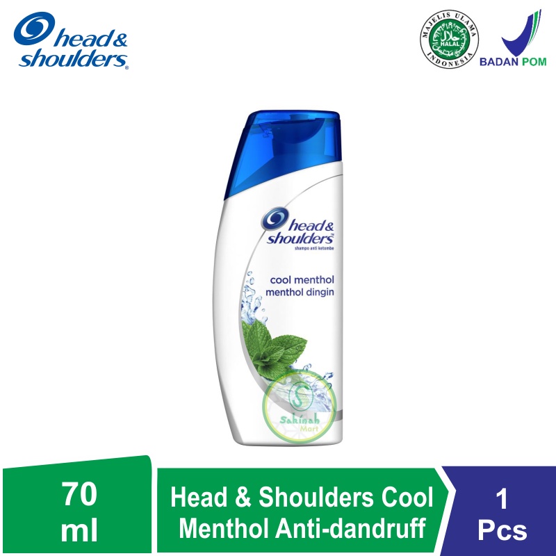 HEAD &amp; SHOULDERS Cool Menthol Anti-Dandruff Shampoo 70ml