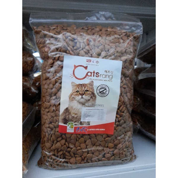 (Paket 10kg) Makanan Kucing CatSrang All Stage
