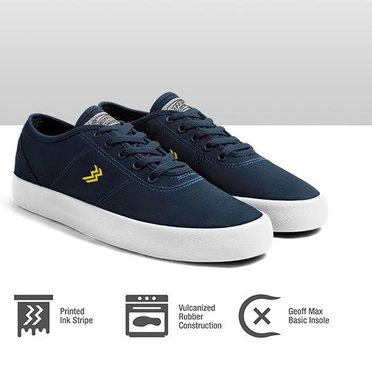 Harga Murah.. Geoff Max Factory - Ethan Navy White (Grade B) | Sepatu Pria