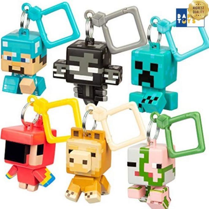 Diskon Promo Minecraft Mini Figure Gantungan Minecraft Craft Mainan Mine Main