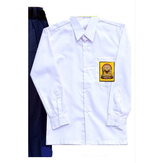 Seragam SMP Baju Sekolah Putih Lengan Panjang Cowok Cewek