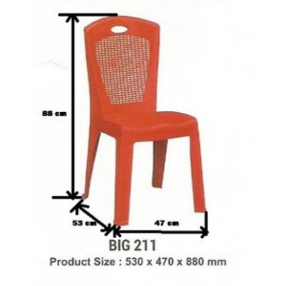 KURSI PLASTIK NAPOLLY BIG - 211
