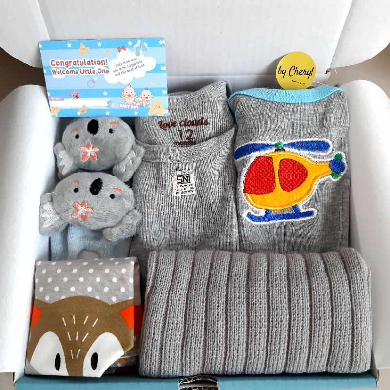 HAMPERS BAYI 6-12 MONTHS/KADO BAYI/JUMPER BAYI SEGIEMPAT