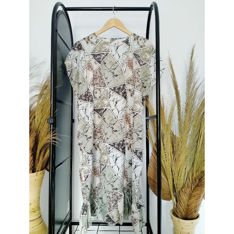 Daster ruffle / daster kekinian / daster viral / daster midi ruffle