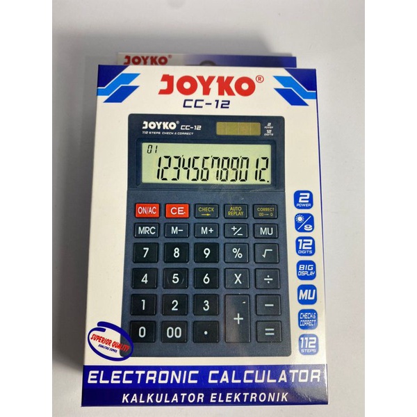 CALCULATOR KALKULATOR JOYKO CC-12 12 Digit