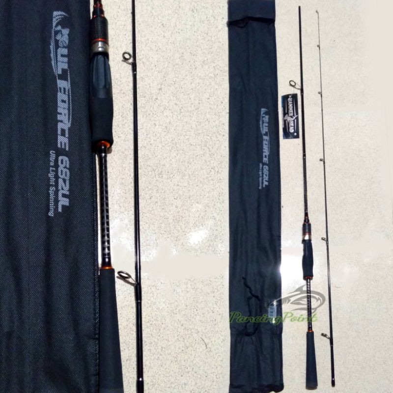 Joran Hammer head Ul Force 682 | 722 2-8lb Ultra Light Spinning