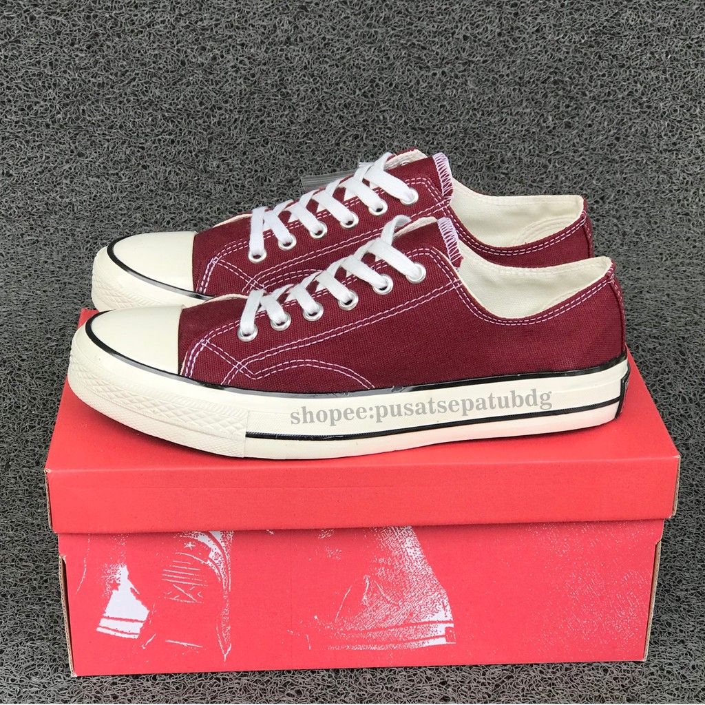 SEPATU CONVERSE 70S LOW CT ALL STAR MAROON