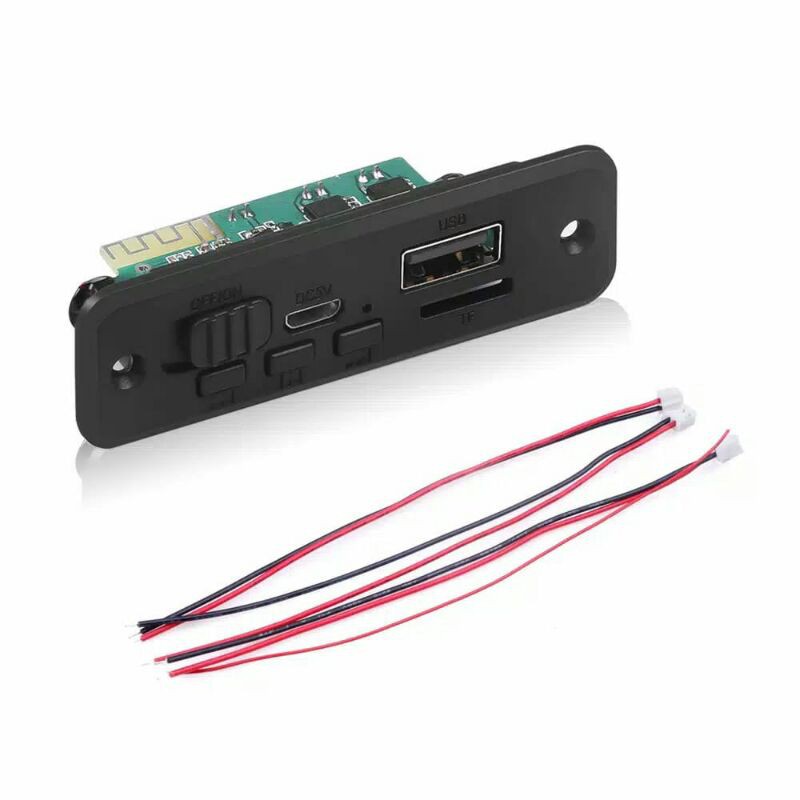 FZK>Modul Dekoder Amplifier Mp3 Mobil Dengan Bluetooth 5.0 Mendukung Wma 5v 12v Mp3 Audio Player Usb