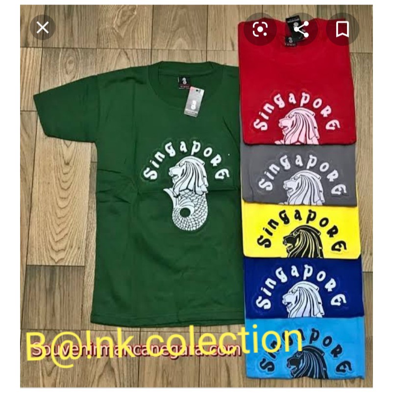 kaos souvenir singapore>kaos singapore>kaos murah>souvenir mancanegara