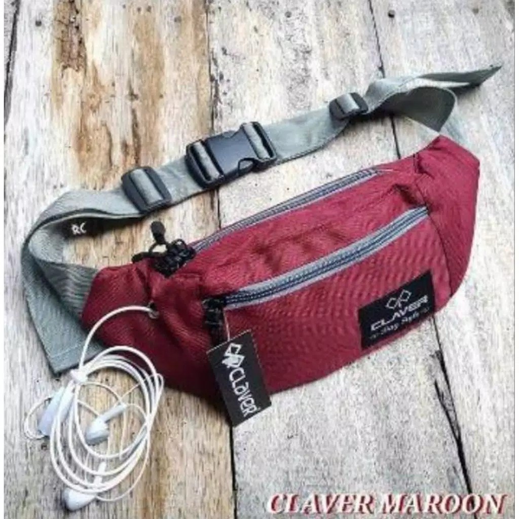 FASHION WAISTBAG DISTRO WATERPROOF TAS SLEMPANG PRIA ANTI AIR LOKAL TAS PINGGANG COWOK