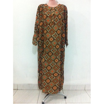 daster kencana ungu jumbo /daster besar/daster lengan panjang/LD Abaya