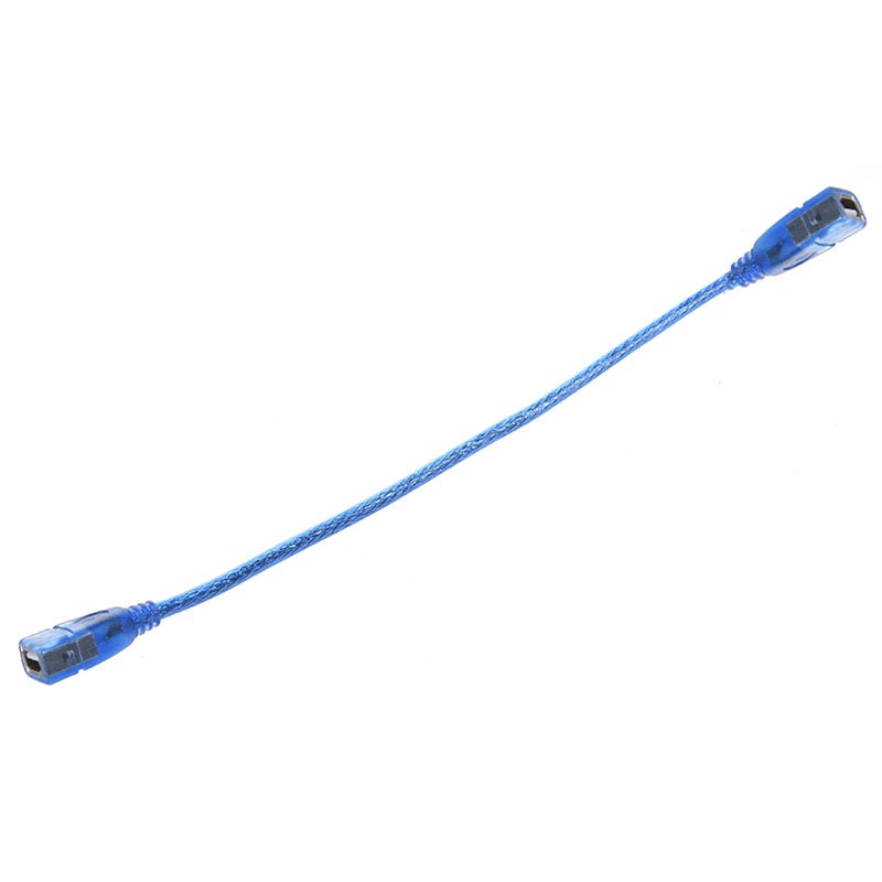 SAMZHE Kabel USB Extension Female to Female Adapter 30cm A13 BIRU