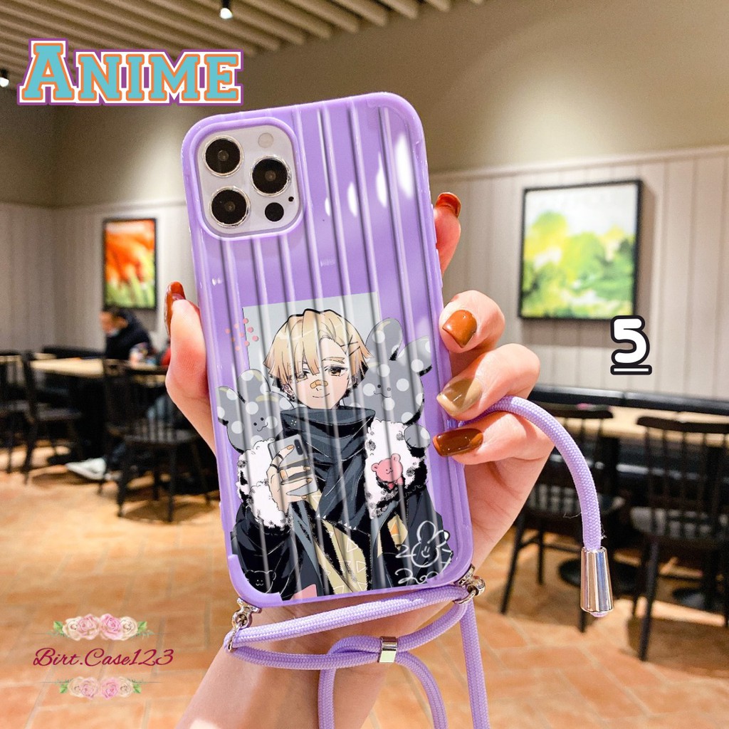 Softcase Koper Slingcase Lanyard ANIME Oppo A15 A59 F1s A71 A83 F5 F7 Youth BC3731