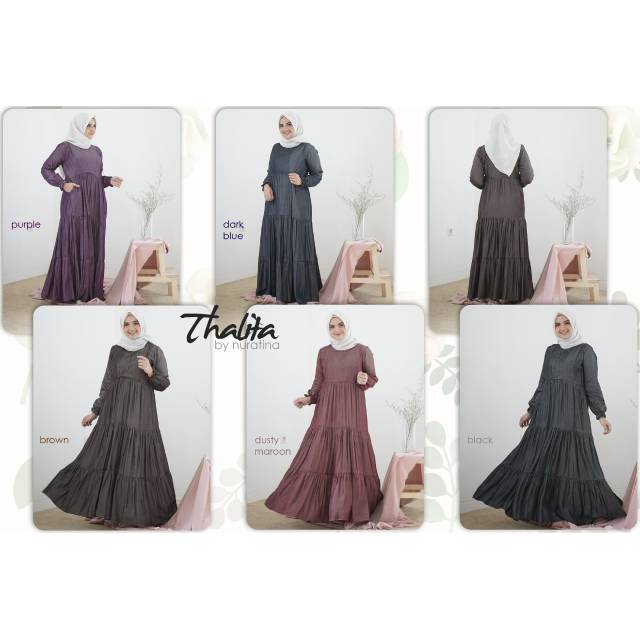 Baju Menyusui / GAMIS MENYUSUI / GAMIS BUSUI / BAJU BUSUI / GAMIS MENYUSUI BUKAAN KANAN KIRI THALITA