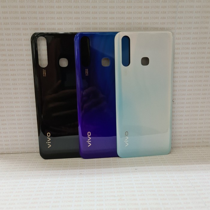 Backdoor Backcover Tutup Belakang Baterai Back Casing Vivo Y19 ORI - Putih