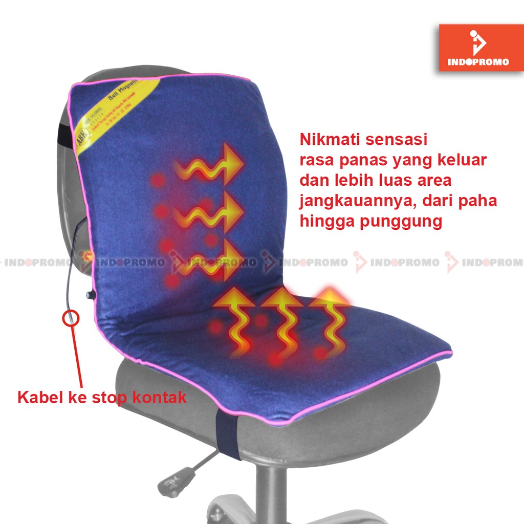 Bantalan Kursi Panas Terapi Magnetik (Pelapis Jok) Matras Hangat Theraphy