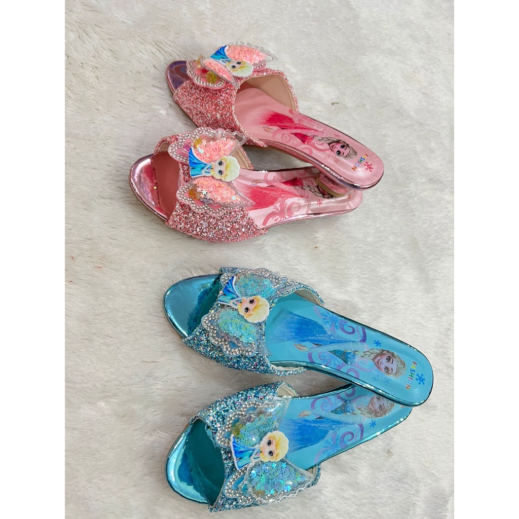 (LOLI-JKT) SD-HFZ SANDAL HEELS ANAK FROZEN MODEL SAYAP 26-36