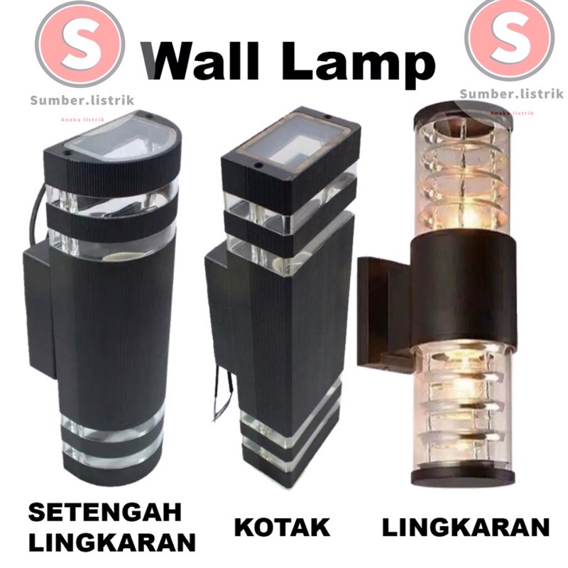 Lampu Dinding Pilar Outdoor Besar Wall Lamp Minimalis/lampu dingding/wall light