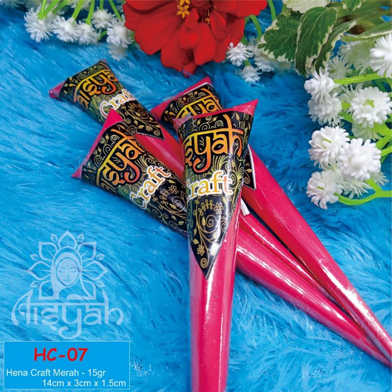 

Henna Craft Merah 1pcs/Henna Utk Benda
