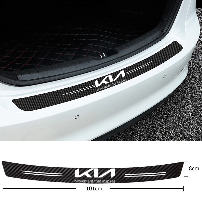 SPECTRA Stiker Strip Pelindung Pintu Mobil Bahan Carbon Fiber Untuk KIA Seltos K3 Carens Forte Cerato Soluto