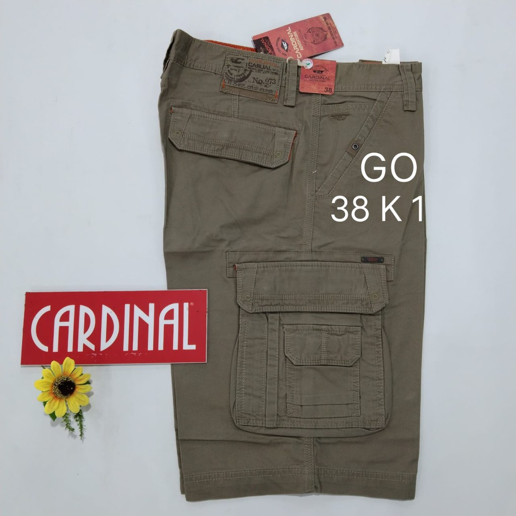 gof 38-KPL CARDINAL KEMPOL CASUAL Celana Pendek Cowok Celana Kempol Fashion Pria Brand Kekinian