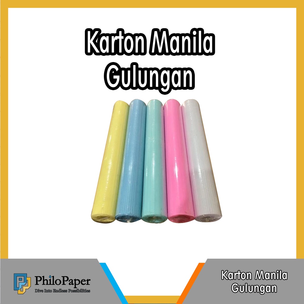 

ATK ~ Karton Manila Gulungan ( ISI 10 ) / Kertas BC / Briefcard Paper