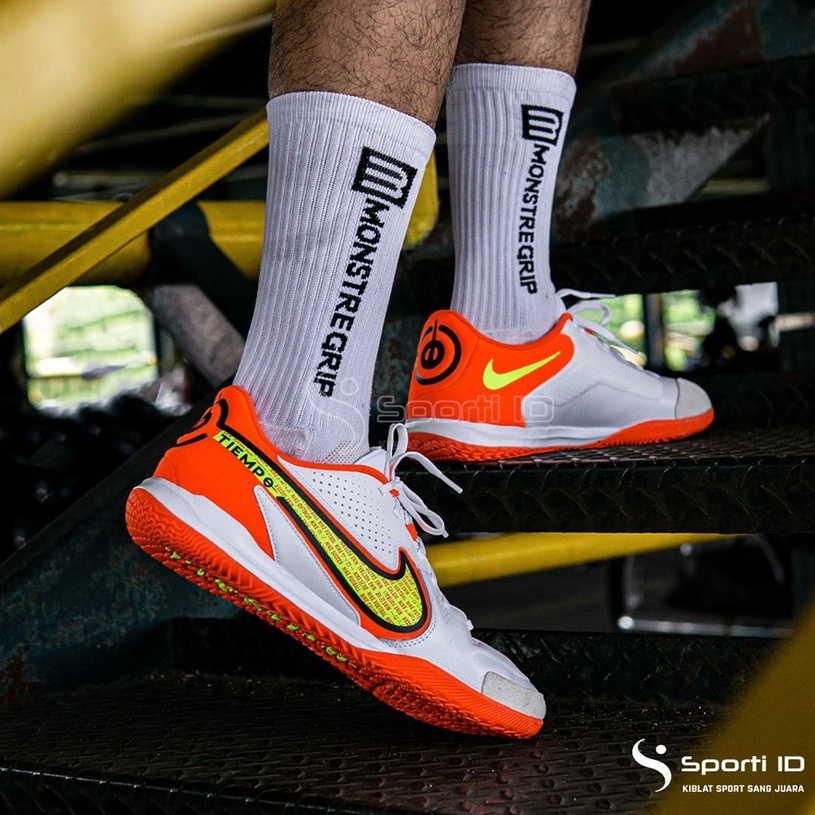 Sepatu Futsal Nike Tiempo Legend 9 Academy IC - White Crimson DA1190-176 Original