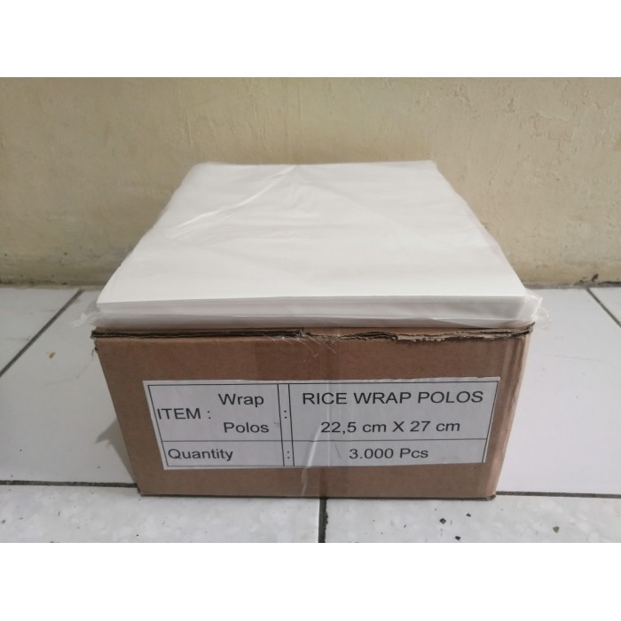 

Kertas Nasi Kfc Polos 22,5 X 27 Cm / Paper Wrap Food Grade 500 Lembar
