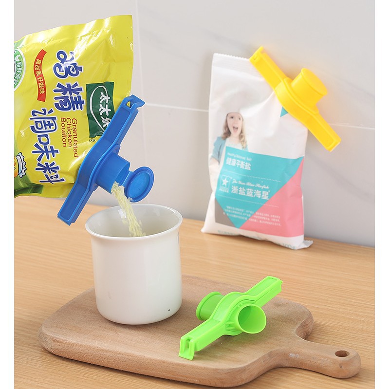 FYGALERYSURABAYA HL0176 Klip Segel Plastik Penutup Makanan Clip Penjepit Kemasan Snack Food Sealer