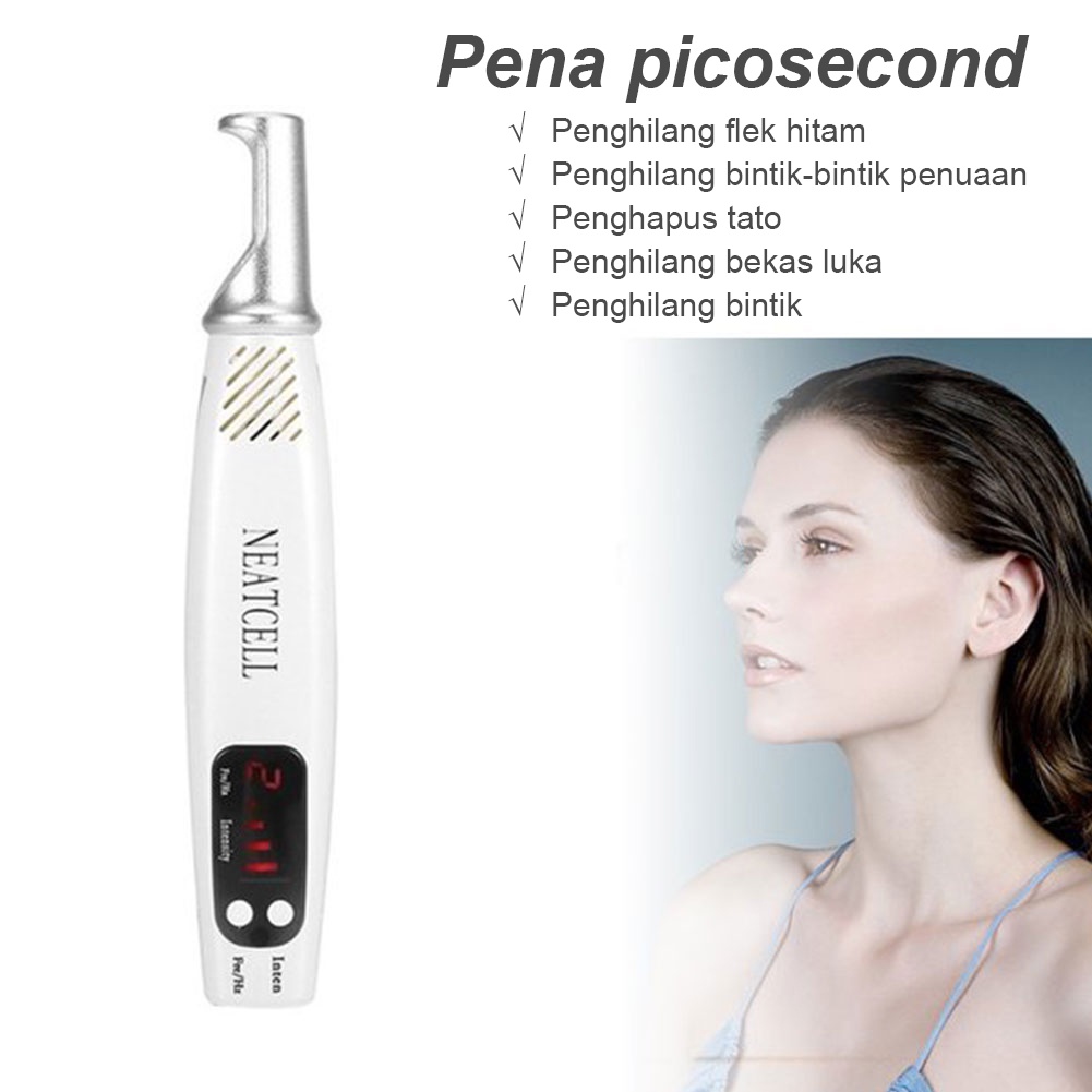 Neatcell Picosecond laser biru pen penghilang flek hitam tatto tai lalat blue / red laser pen Laser Wajah Penghilang Tato Penghilang Kutil