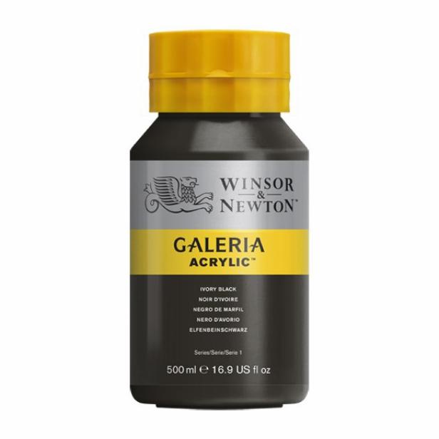 

Galeria Acrylic Colour 500 ml Ivory Black Winsor & Newton