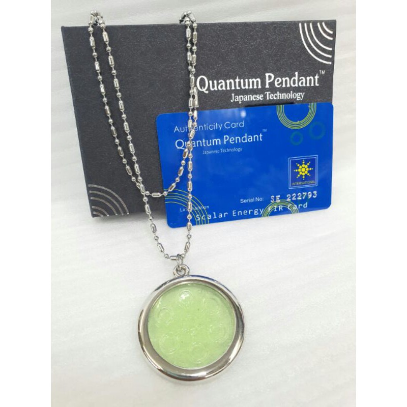 Kalung Kesehatan / Kalung Quantum Pendant Bio Glass Energy / Scalar