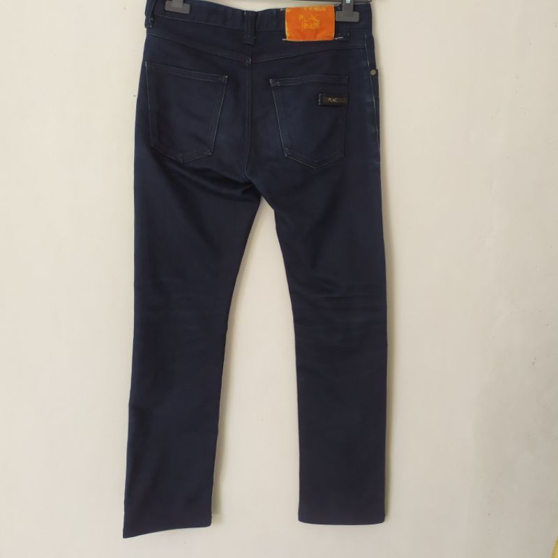 celana plac jeans second original