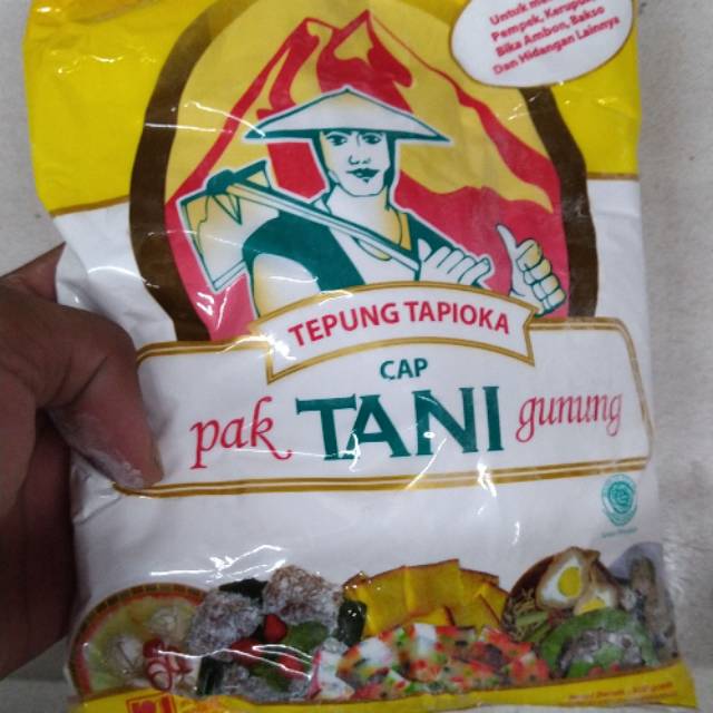 

Tepung tapioka cap pak tani gunung 500gr