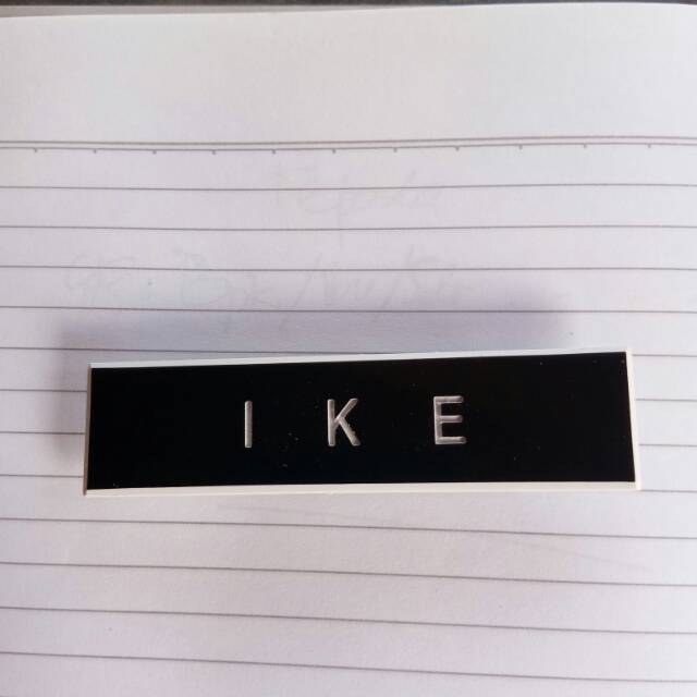 

Name tag ( magnet ) ukuran 2x8cm